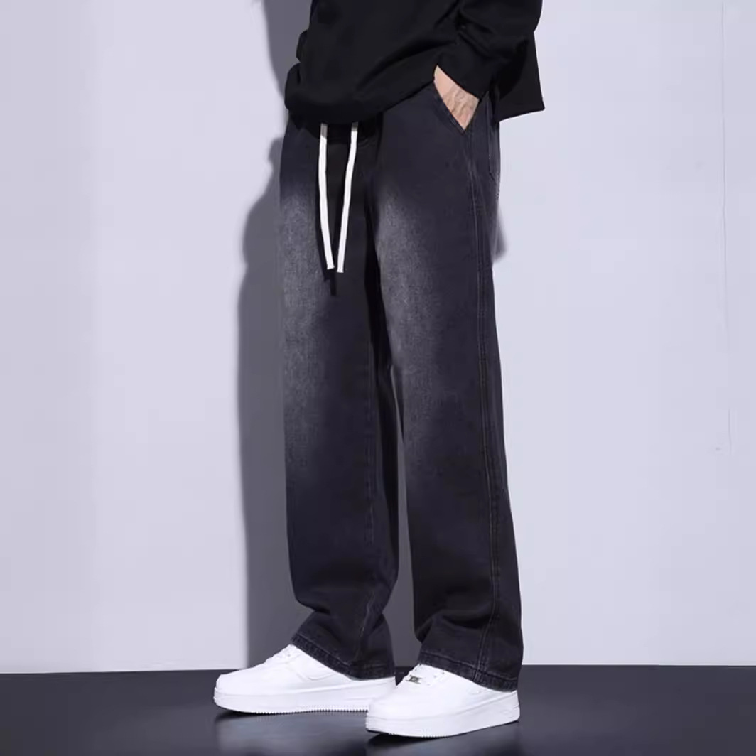 Black spring jeans
