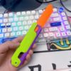 Giant's radish knife Plus version net red super large large 3D gravity glowing carrot knife toys