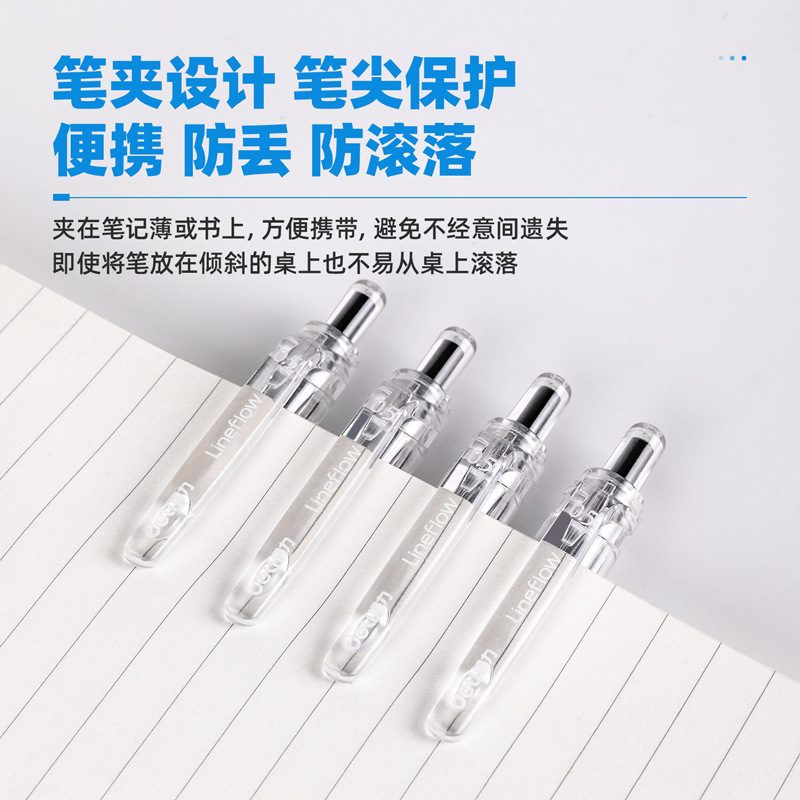 Estudiantes con bolígrafo neutro S101 pulsando pincel móvil para escribir papelería acuosa al por mayor