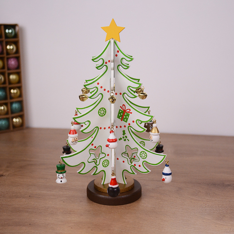 나무 스몰 사이즈 화이트 3 조각