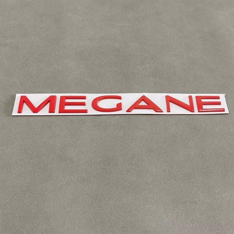 Suitable for Renault MEGANE, English modified trunk letter emblem, rear emblem sticker