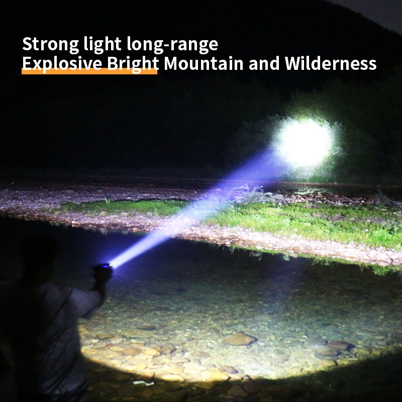 Luz brillante ultra larga duración al aire libre gran capacidad faro de pesca de litio montado en la cabeza LED luz de mina impermeable al por mayor
