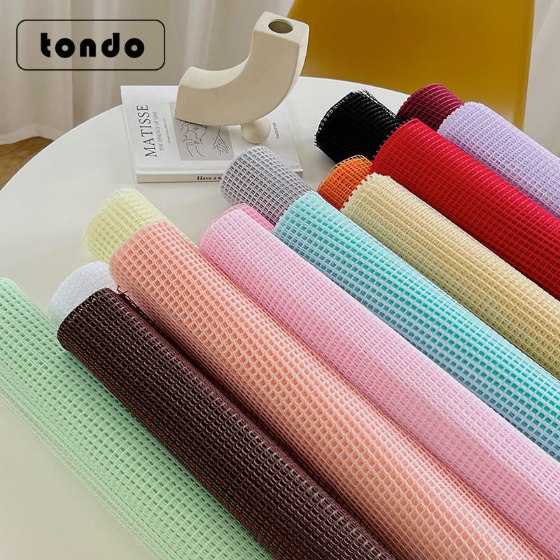 唐德 方格网镂空格格网批发 花束包装网纱包装纱花店花艺包装材料