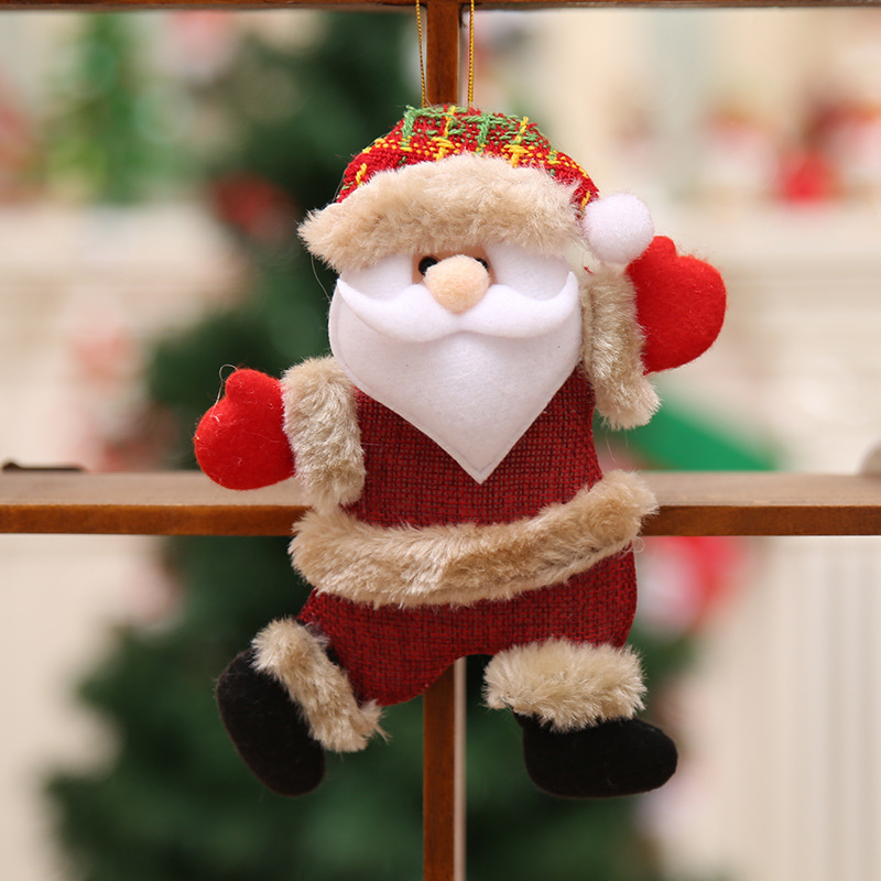 クリスマスクリスマスツリー部品クリスマス人形ダンス老人雪だるま鹿熊布人形ペンダントプレゼント|undefined