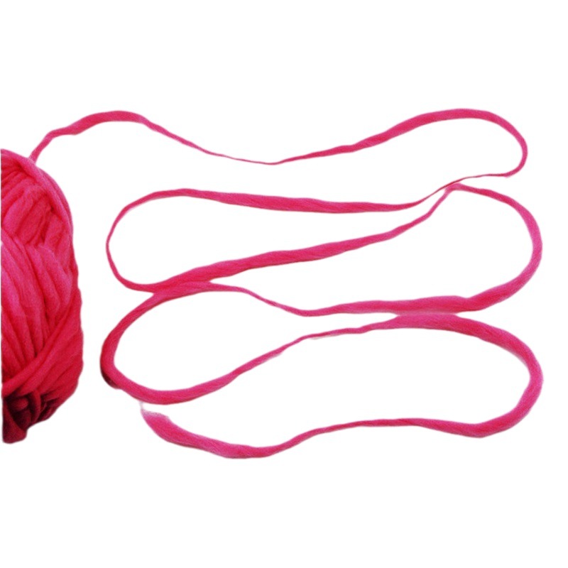 Haigui lana gran hilo del vientre Isla de hielo lana gran línea gruesa sombrero abrigo bufanda línea de estudio de los niños línea de fotografía