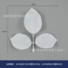 White rose leaf