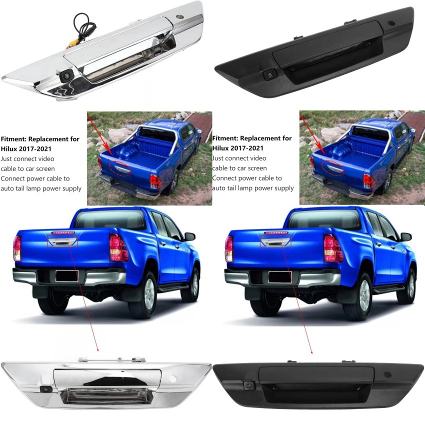 Suitable for Hilux Revo Toyota Hailux pickup truck rear handle car reversing image camera rear view