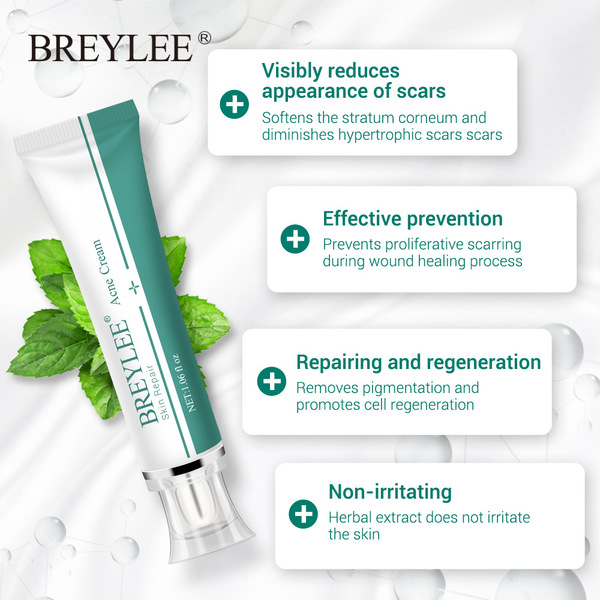 BREYLEE Acne Scar Removal Cream Herbal Gel 30g