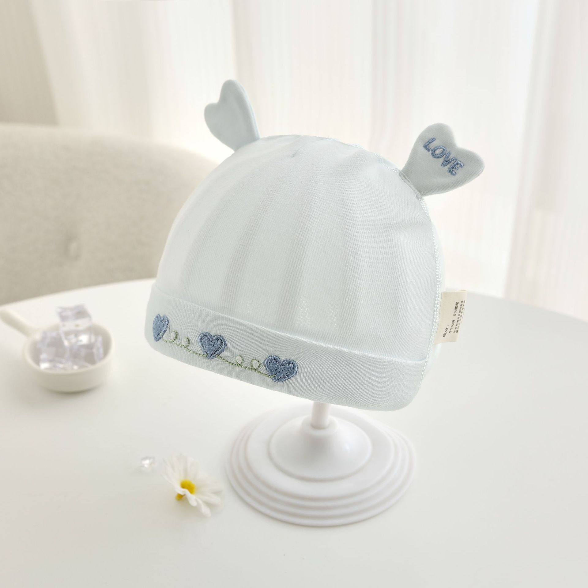 Lucky heart hat-blue