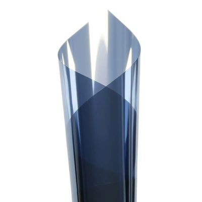 Mirror Reflective Anti-Peep Privacy Glass | Automotive Film - 152-30m-silver-light-dark-blue-silver-glass-film-light-transmittance-18