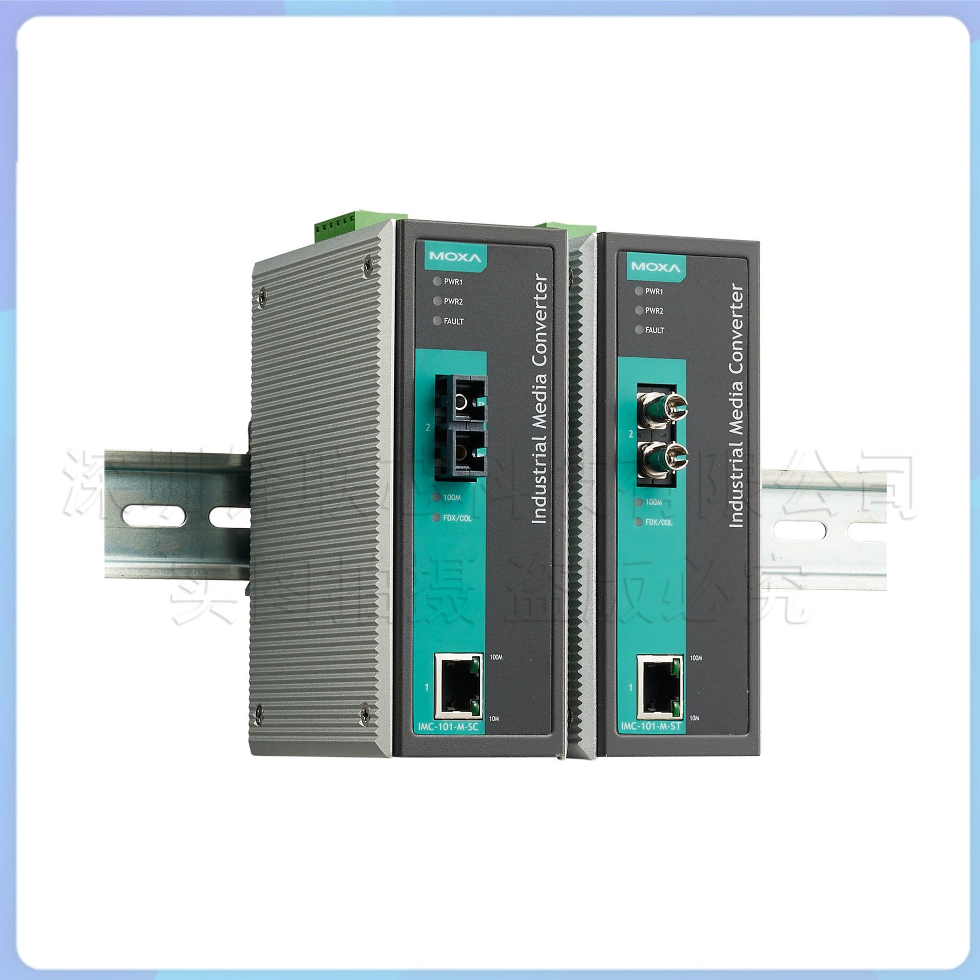 台湾MOXA IMC-101-M-SC/ST/-T多模光电转换器 原装现货 五年质保