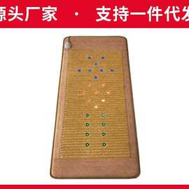 光子床垫皮革彩灯负离子能量床垫单双人加热控温床垫一件代发