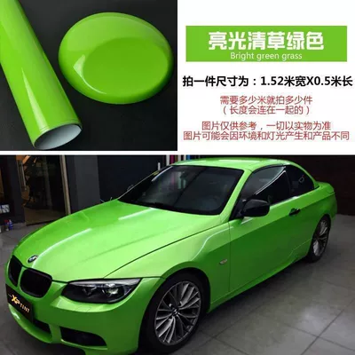 Motorcycle Full Car Film Sticker, Automotive Film - 03m-wide-by-05m-long-high-gloss-green