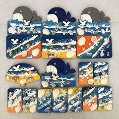 天然の貝の貝殻の冷蔵庫は文を貼って海辺の旅行の記念品の貝殻の絵を作って友達の親友の同僚に贈り物を送ります。