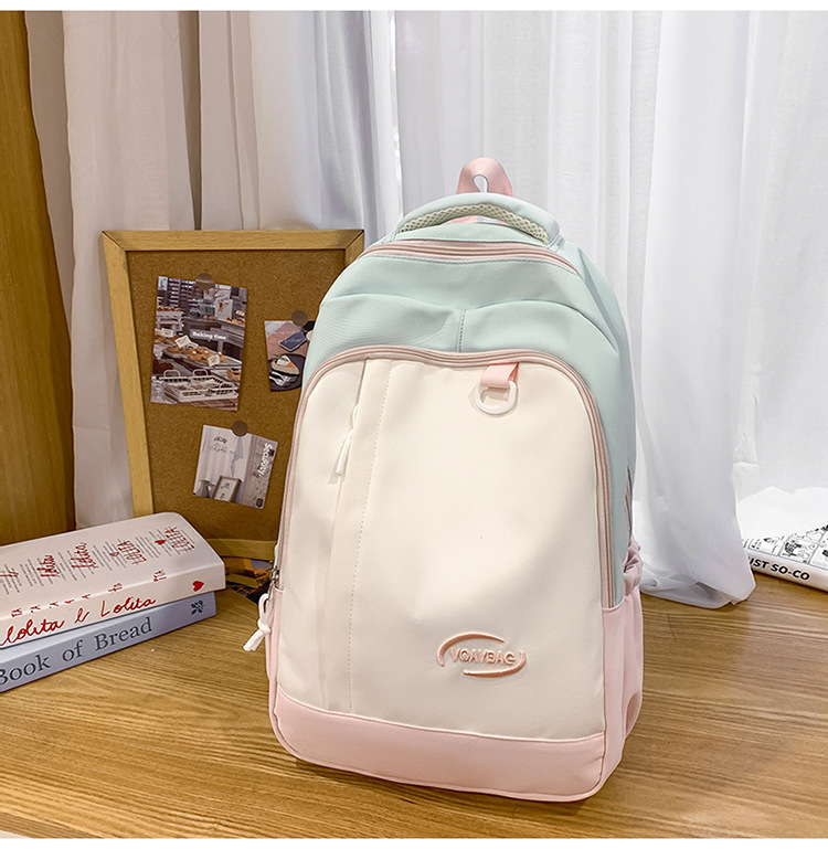 初中女生书包高颜值小众可爱少女百搭大容量旅行包高中学生双肩包|undefined