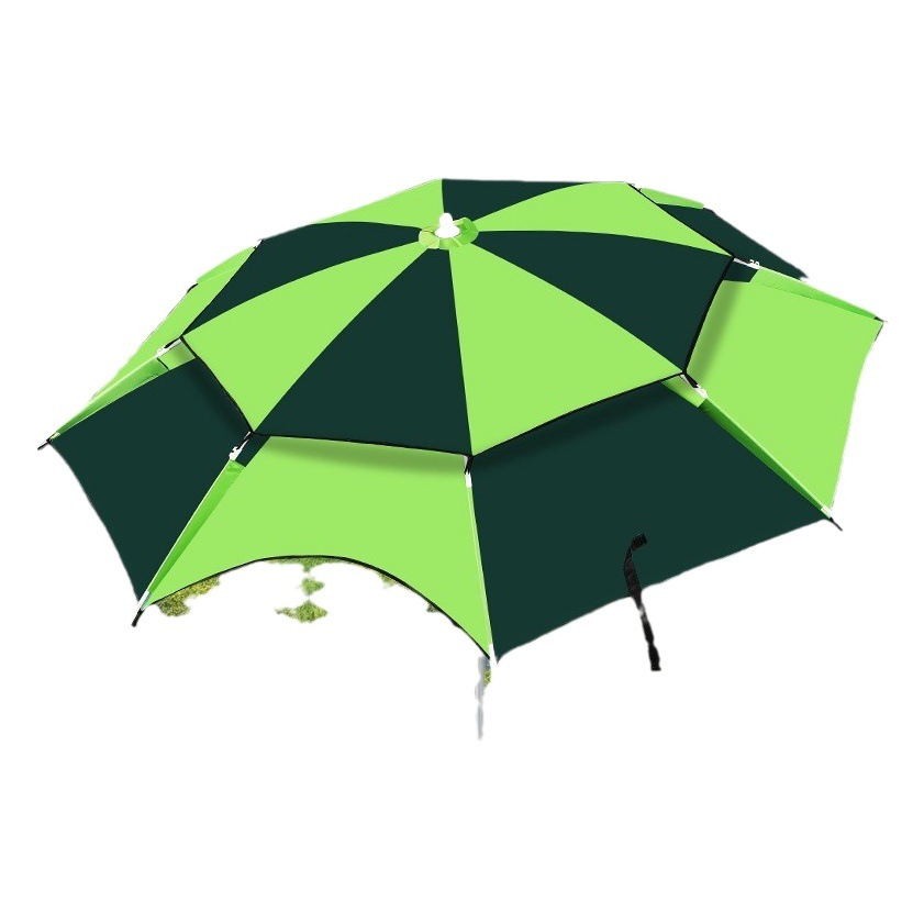 Factory Wholesale 2.22m 2.66m Fishing Umbrella Universal Large Fishing Umbrella Thickeneded Foldableing Fishing Parasol