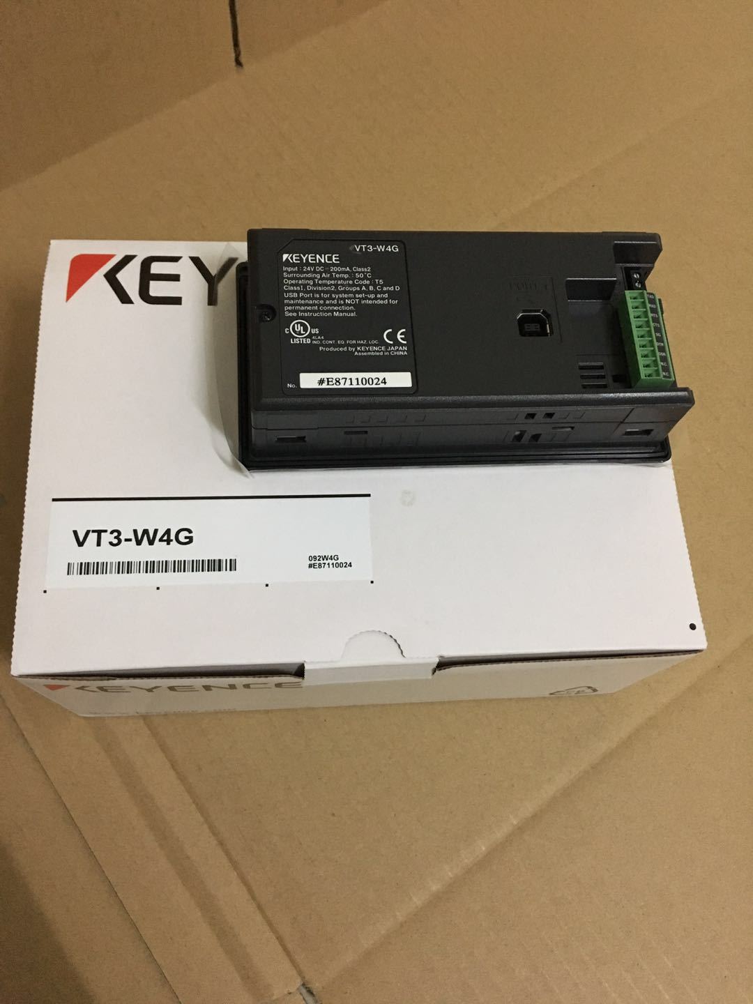 KEYENCE基恩士触摸屏VT3-W4G VT3-W4GA VT3-W4M 原装质保一年议价
