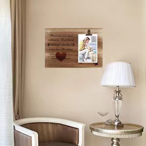 Fábrica de madera estilo europeo creativo foto marco pared colgante americano pared decoración foto marco decoración salón