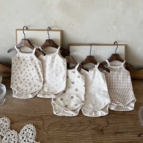 24 new summer baby sling ins Korean version baby bag fart clothing baby belly protection clothing crawling clothing small vest