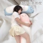 快乐冰丝兔子动物抱枕