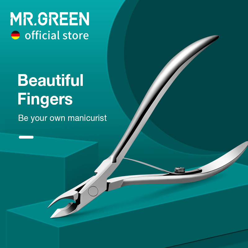 MR.GREEN Nail Cuticle Nipper Manicure Scissors Stainless