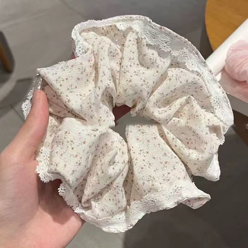 꽃무늬 레이스 대장 머리끈
