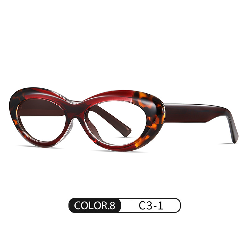 Nuevas gafas de sol polarizadas con placa de ojo de gato, gafas de sol de protección solar retro de moda, gafas anti-luz azul con montura S26102TR