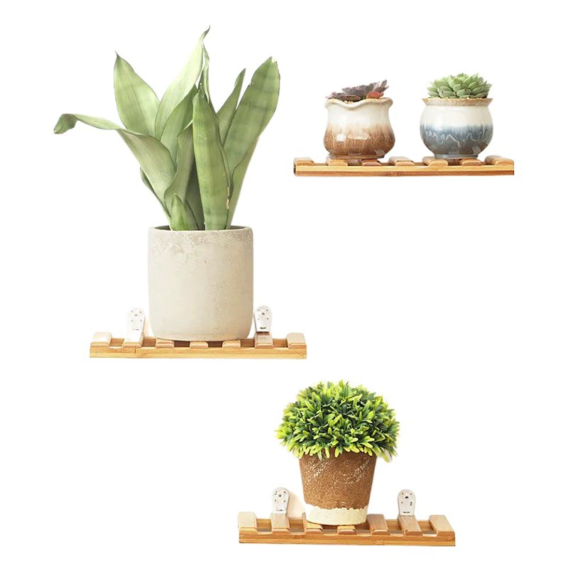 Бамбуковая перегородка настенная полка Настенная полка креативная настенная полка из цельного дерева декоративная полка