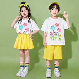 六一儿童啦啦队演出服小学生舞蹈运动会班服幼儿园表演毕业服装