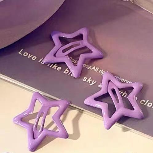 8＃五角星【浅紫色】1只