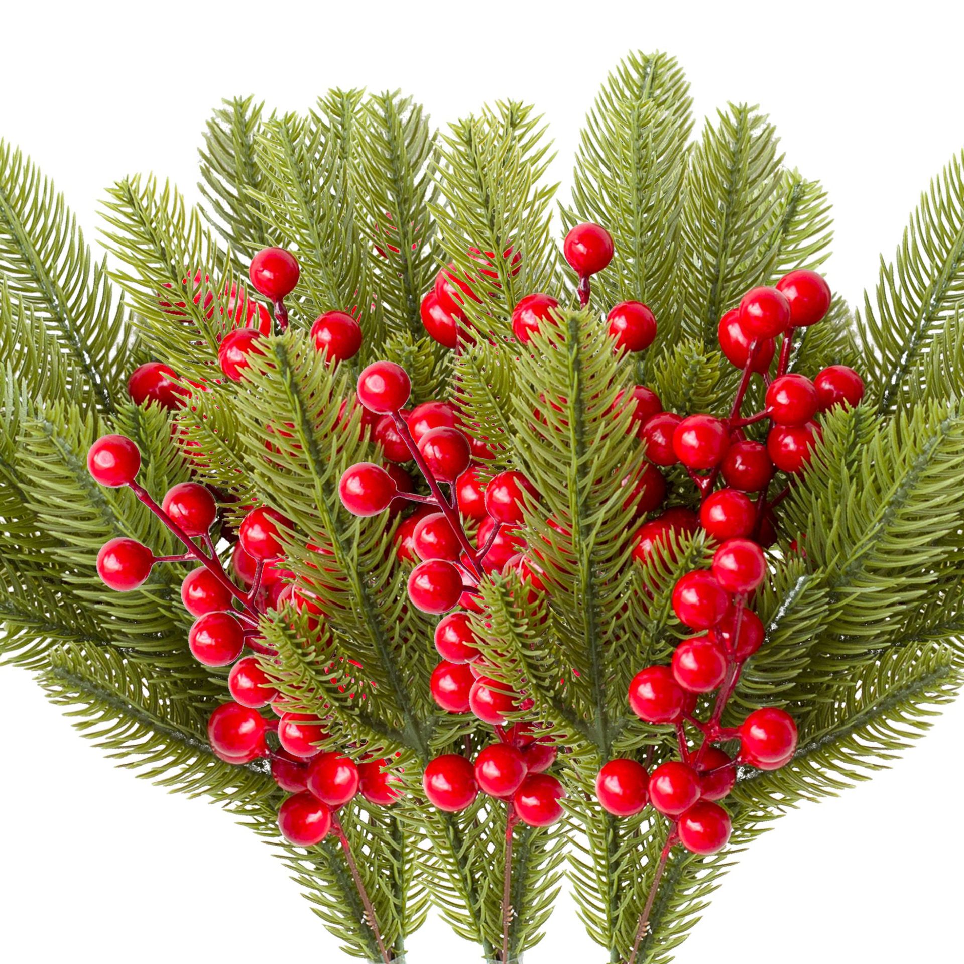 Plastic double-sided three dimensional artificial plants