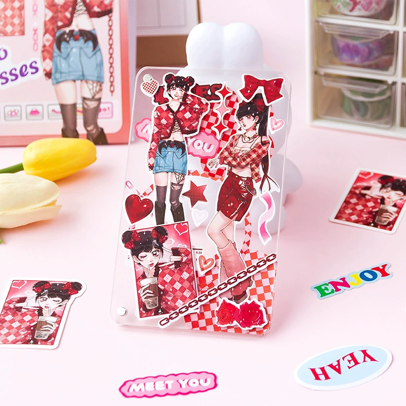 Набор наклеек Dresses Message Echo две-мерные милые стильные герои девочек DIY ручной счётчик плита коллаж 8 моделей