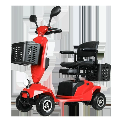 Factory direct supply for the elderly walking electric car adult folding four-wheel car for the elderly disabled battery car sightseeing car
