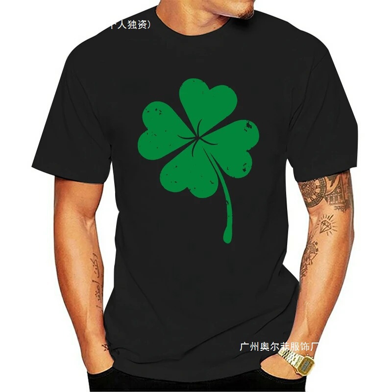 T-Shirt Clover Irish Station Gift Loose 2025 St. Patrick's Day Clover Irish Independence