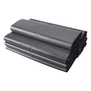 Black Garbage Bag Thickened Portable Household Commercial Vest Plastic Bag Large Small Flat Mouth Kitchen Cleaning Bag