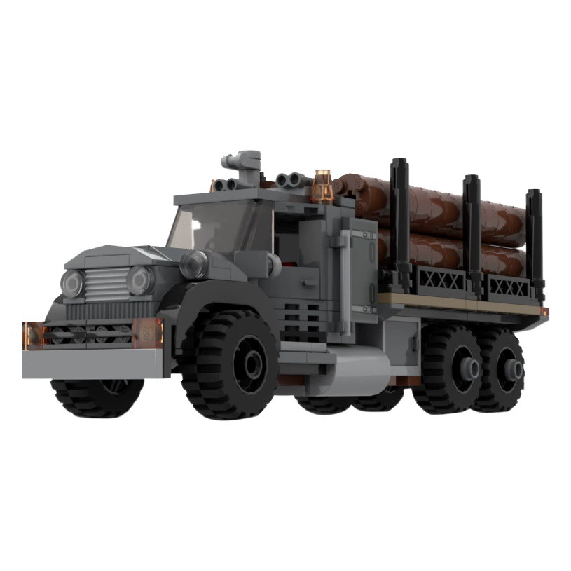 Строительные блоки MOC, совместимые с Lego 92555 винтажный лесозаготовитель креативный игрушечный костюм Подарочная модель транспортного средства