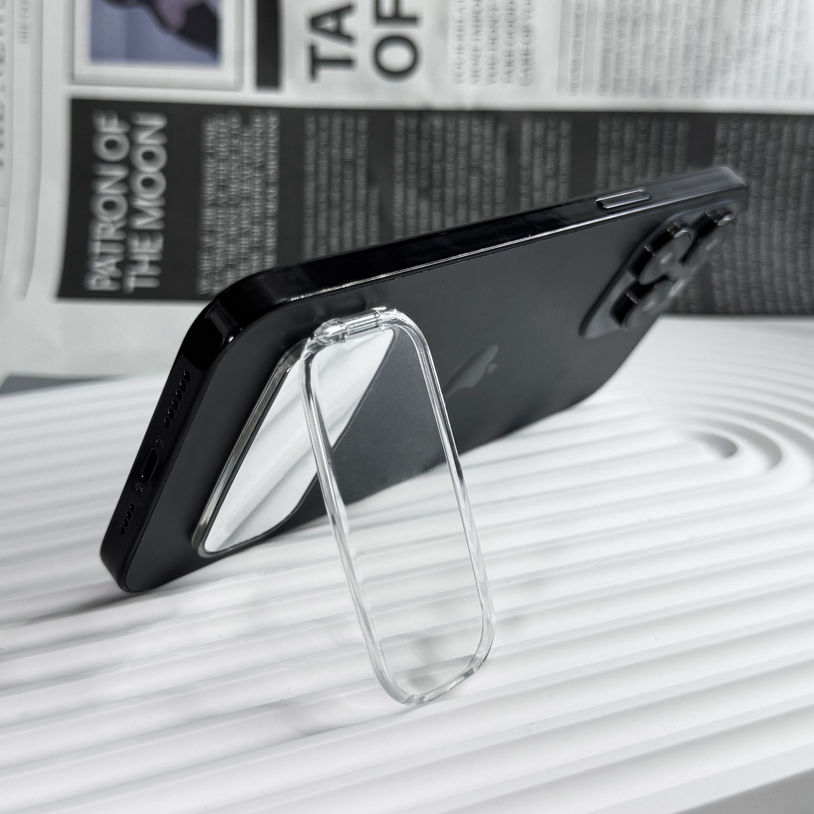 Transparent Acrylic Stand, Mobile Phone Back Sticker Stand, Makeup Mirror Mobile Phone Stand, Mobile Phone Case Stand Mirror Material