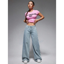 R 20737 Loose Straight Jeans ����ֱͲţ�п�羳��ó����