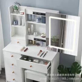 梳妆台梳妆凳;梳妆台;收纳柜