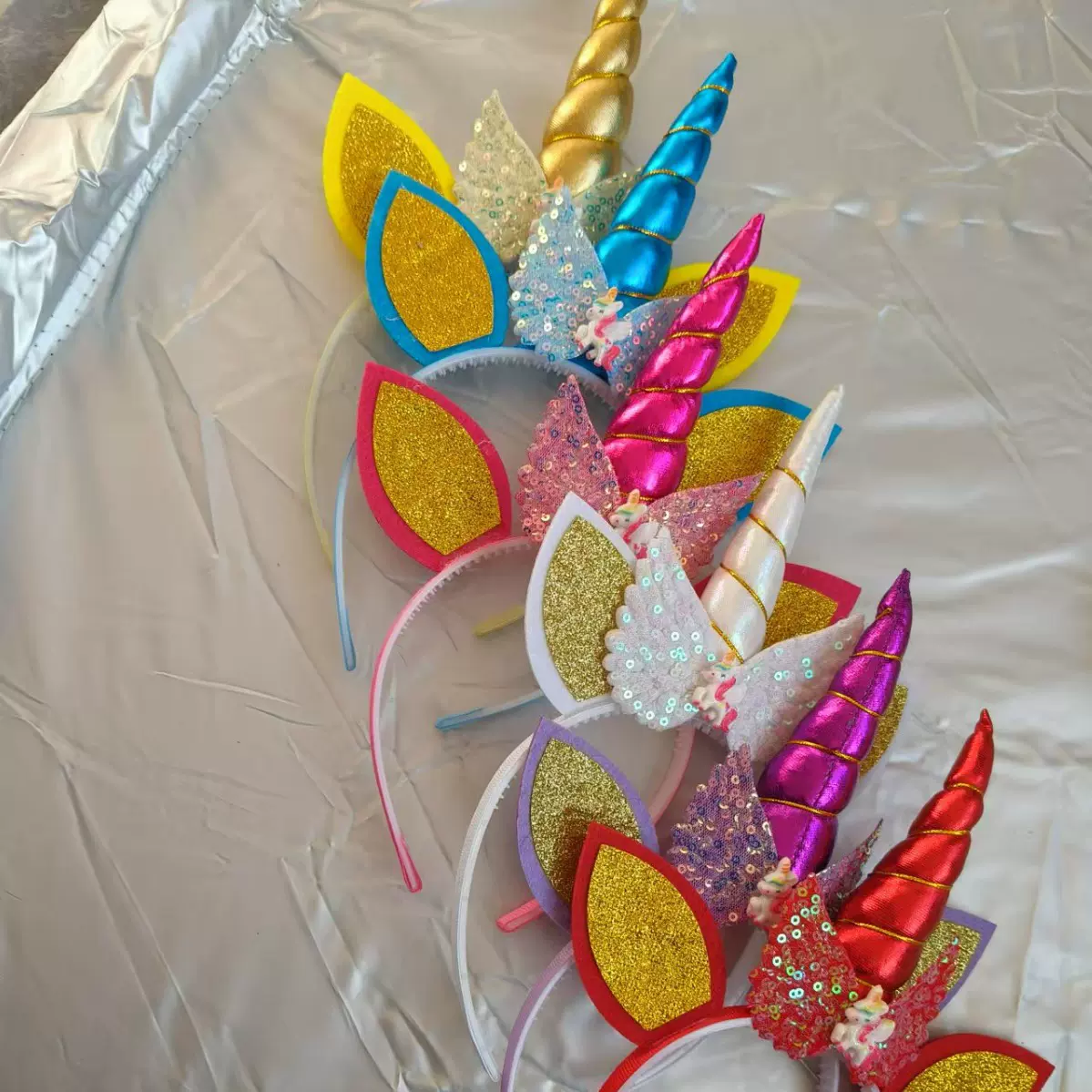 跨境卡通独角兽发箍万圣节儿童魔法造型