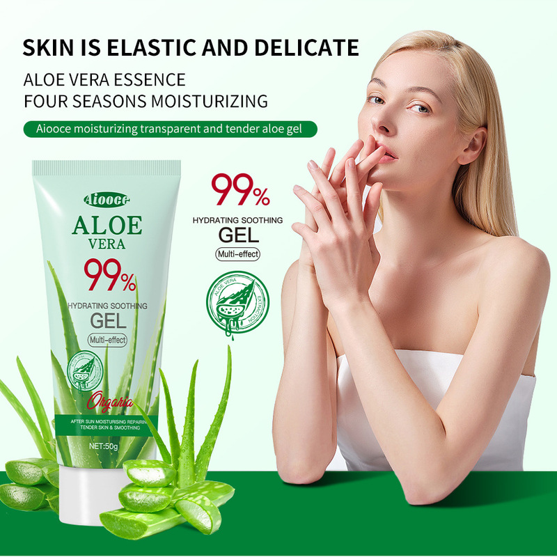 境外全英文版 Aiooce ALOEVERA补水舒缓芦荟胶水润滋润外贸现货|undefined