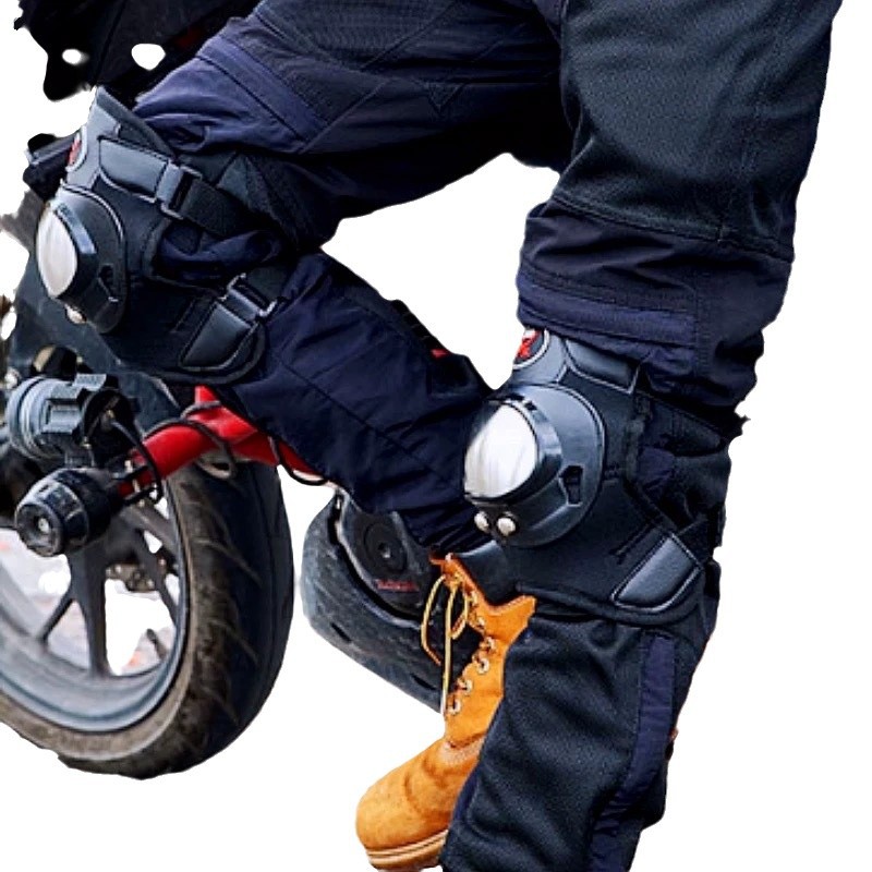 Motocicleta personalizada motocicleta de campo al aire libre deportivo de carreras rodilla protector de codo de acero inoxidable antichoque