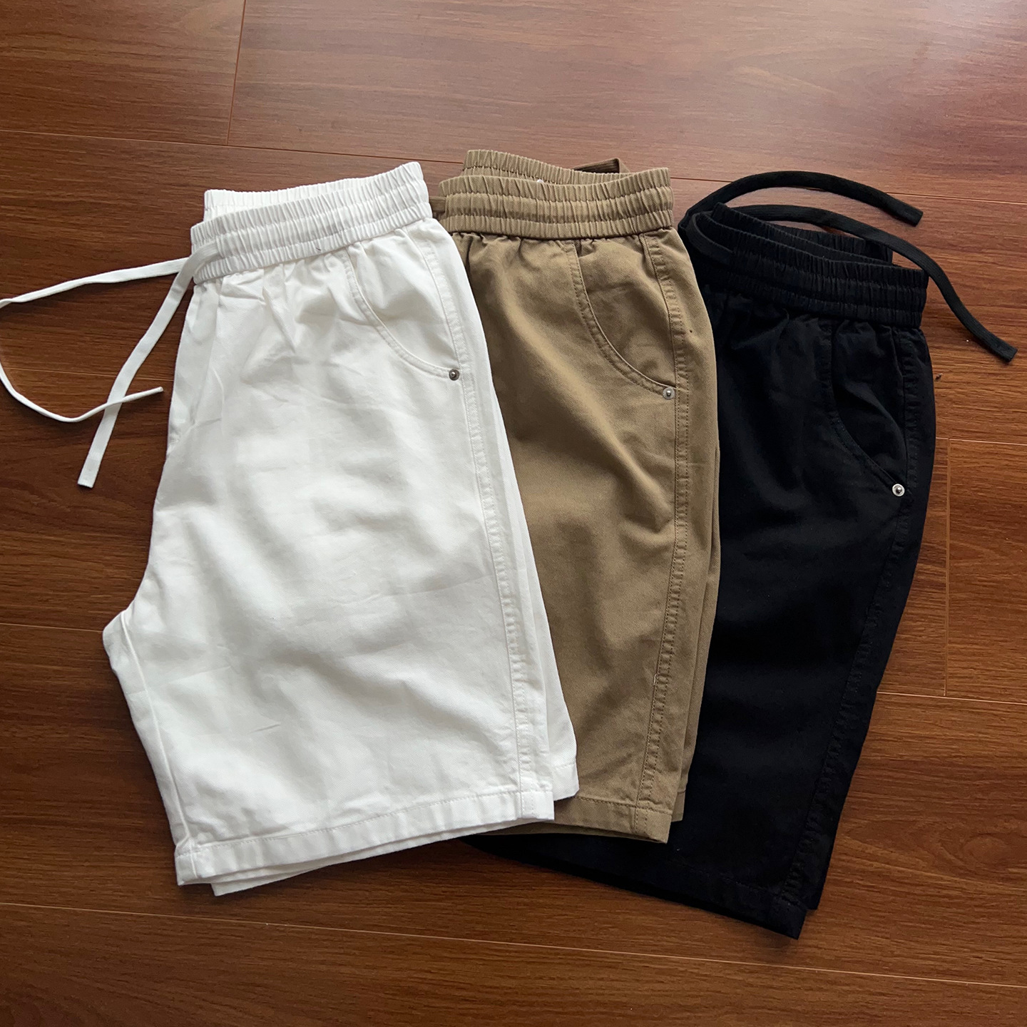 Raff's Affordable Alternative to American-Style Cleanfit Casual Shorts for Men and Women, Summer Basic Commuter Casual Pants, Versatile Five-Point Shorts