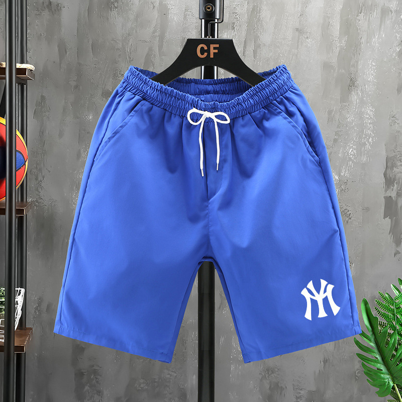 2024 New Summer Social Spirit Boys Four-point Beach Pants Quick-drying Slim-fit All-match Trendy Five-point Shorts for Boys