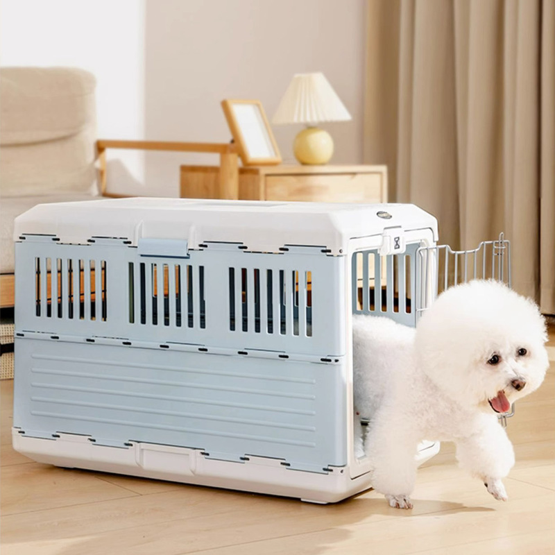 Alice Airline Crate Alice Pet Folding Carrier Box for Cats and Dogs Small and Medium-Sized Car Carrier Travel Box Cross-Border Shipping