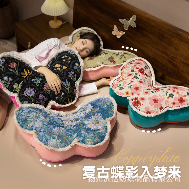 ins mariposa forma alienígena almohada de abrazo sala de estar sofá cintura contra la atmósfera americana contra la almohada ventana decoración regalos para chicas