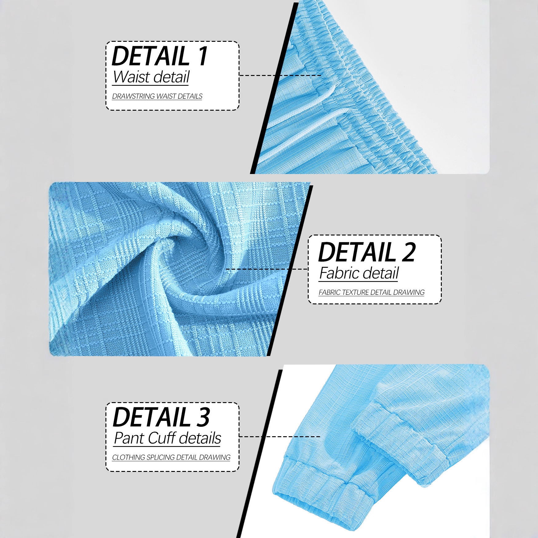 Nuevos pantalones de moda de Amazon de Europa y América deportivos ociosos personales tendencia de dibujo de cuerdas de bolsillo de comercio exterior pantalones para hombres