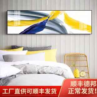 Hotel Bedside Decorative Painting Modern Simple Atmospheric Living Room Sofa Background Master Bedroom Wall Painting Nordic Abstract Painting