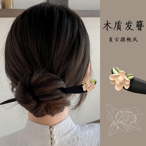 High-end irregular pearl hairpin, simple temperament, modern updo hairpin, internet celebrity ancient style Hanfu hairpin hair accessory