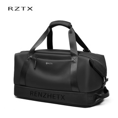 2024大容量スポーツフィットネスバッグ韓国版多機能アウトドア旅行カバンオックスフォード布提背両用リュックサック